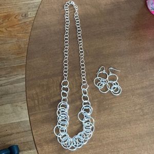 Necklace and earring set